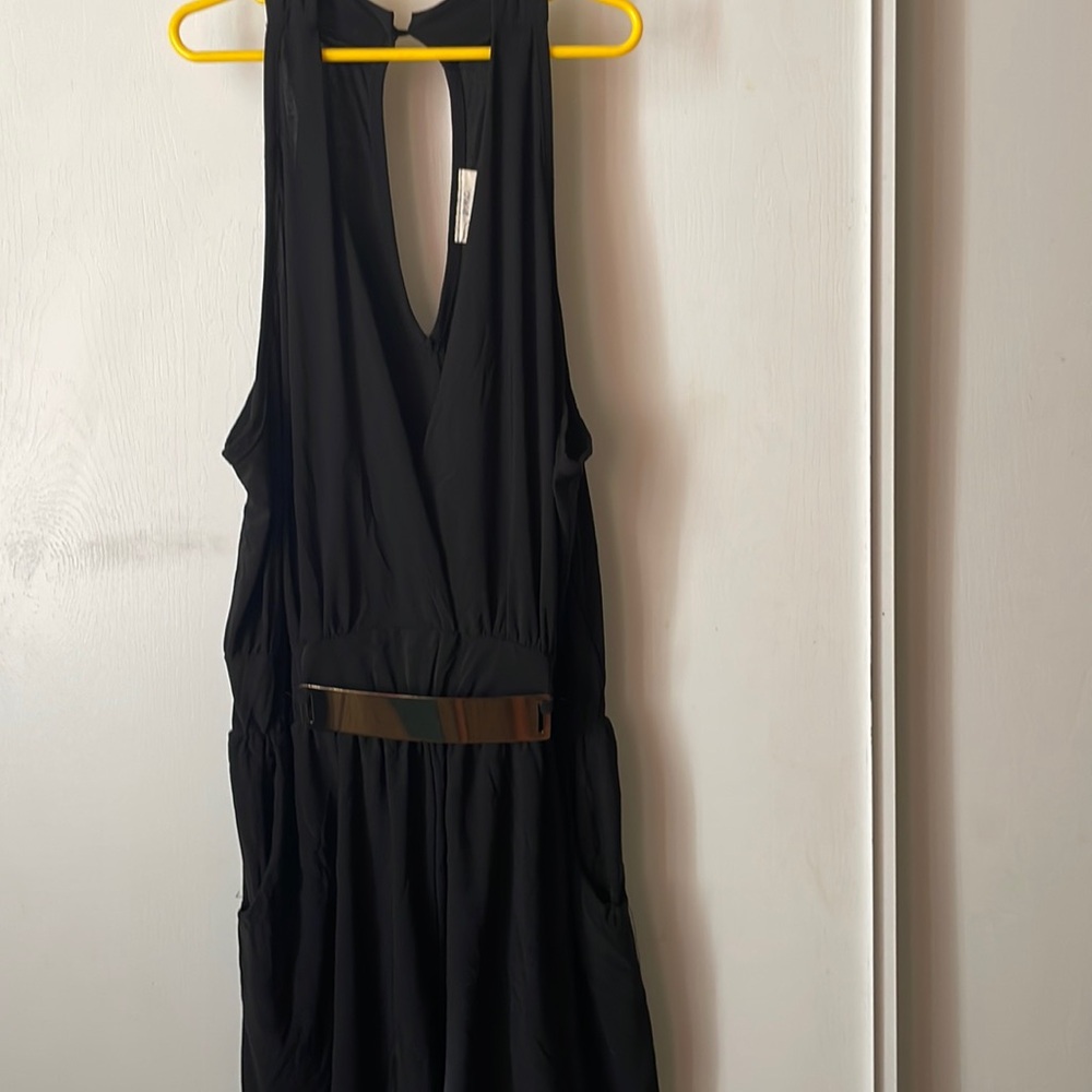 Black full shorts with gold plate on the waist very sexy